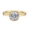 Wholesale Women's S925 Sterling Silver Geometric Water Drops Zircon Ring With Electroplating Design