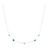 Wholesale Women's S925 Sterling Silver Geometric Zircon Clavicle Cross Chain Necklace