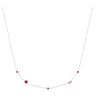 Wholesale Women's S925 Sterling Silver Geometric Zircon Clavicle Cross Chain Necklace
