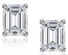 Wholesale Women's S925 Sterling Silver Geometric Zircon Earrings Set With Diamonds Simple Style