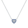 Wholesale Women's S925 Sterling Silver Heart Pendant Clavicle Chain With Electroplating And Light Luxury Style