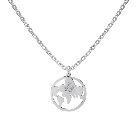 Wholesale Women's S925 Sterling Silver Heart Shape Pendant Clavicle Chain Necklace With Electroplating Design