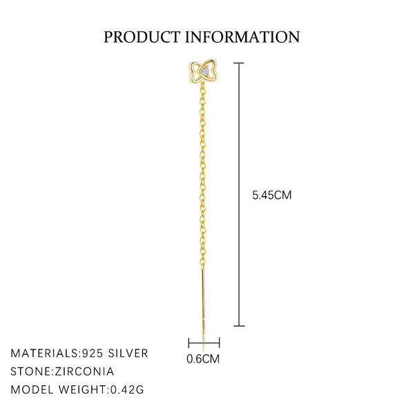 Wholesale Women's S925 Sterling Silver Heart Shaped Zircon Earrings Sweet Style