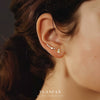 Wholesale Women's S925 Sterling Silver Heart Shaped Zircon Earrings Sweet Style
