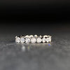 Wholesale Women's S925 Sterling Silver Heartshaped Fashion Diamond Ring With Electroplating