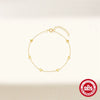 Wholesale Women's S925 Sterling Silver Heartshaped Love Fold Wear Bracelet With Electroplating Treatment