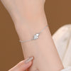 Wholesale Women's S925 Sterling Silver Heartshaped Microinlay Bracelet Simple And Fashionable