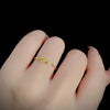 Wholesale Women's S925 Sterling Silver Heartshaped Plain Stacked Ring Electroplated