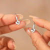 Wholesale Women's S925 Sterling Silver Heartshaped Zircon Earrings Light Luxury Fashion