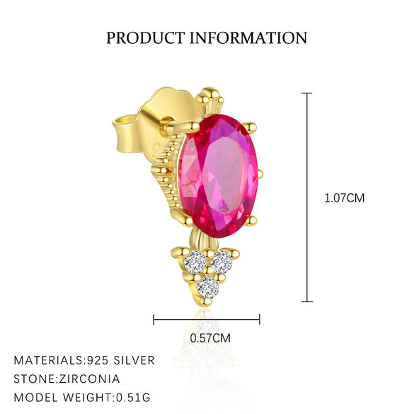 Wholesale Women's S925 Sterling Silver Heartshaped Zircon Earrings