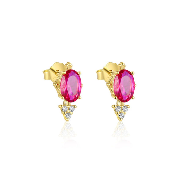 Wholesale Women's S925 Sterling Silver Heartshaped Zircon Earrings