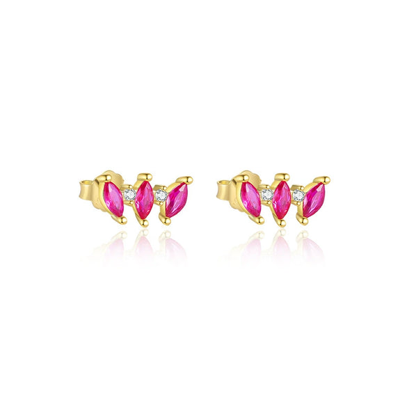 Wholesale Women's S925 Sterling Silver Heartshaped Zircon Earrings