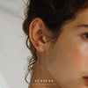 Wholesale Women's S925 Sterling Silver Heartshaped Zircon Earrings