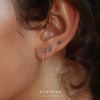 Wholesale Women's S925 Sterling Silver Heartshaped Zircon Earrings
