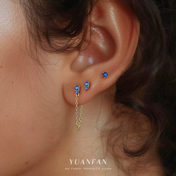 Wholesale Women's S925 Sterling Silver Heartshaped Zircon Earrings