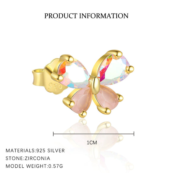 Wholesale Women's S925 Sterling Silver Heartshaped Zircon Earrings