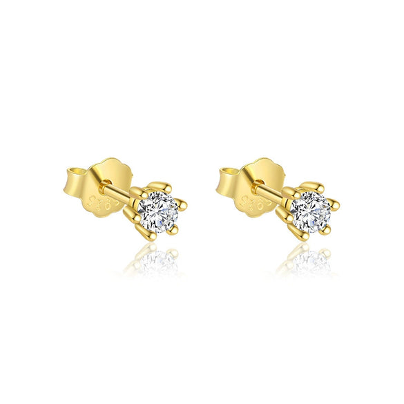 Wholesale Women's S925 Sterling Silver Heartshaped Zircon Earrings