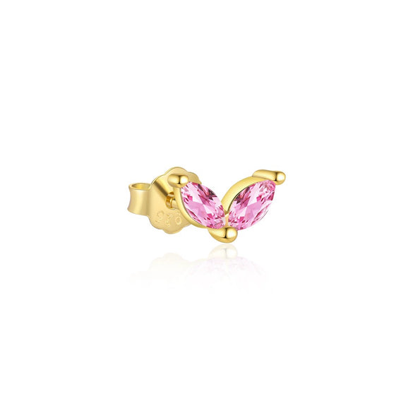 Wholesale Women's S925 Sterling Silver Heartshaped Zircon Earrings