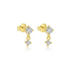 Wholesale Women's S925 Sterling Silver Heartshaped Zircon Earrings