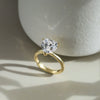 Wholesale Women's S925 Sterling Silver Heartshaped Zircon Ring Electroplated Simple Classic