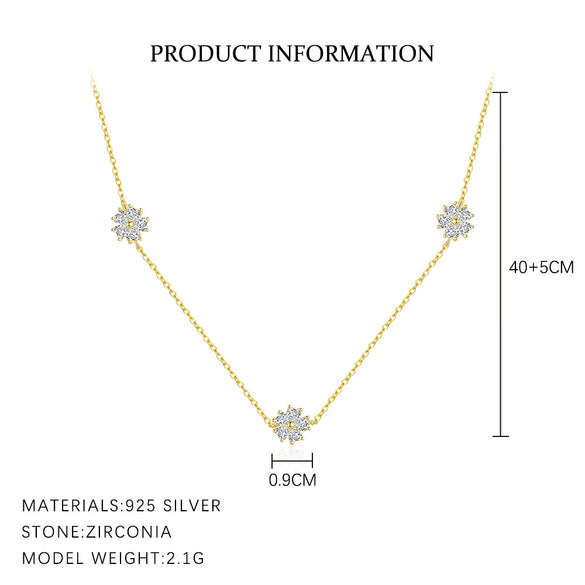 Wholesale Women's S925 Sterling Silver Hollow Flower Earrings Set With Zircon