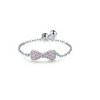 Wholesale Women's S925 Sterling Silver Inlaid Zircon Adjustable Ring With Geometric Pattern And Seiko Craft