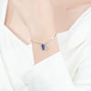 Wholesale Women's S925 Sterling Silver Insect Pattern Electroplated Butterfly Bracelet