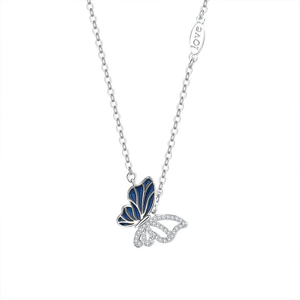 Wholesale Women's S925 Sterling Silver Insect Pattern Electroplated Butterfly Bracelet