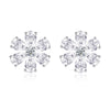 Wholesale Women's S925 Sterling Silver Light Luxury Flower Pattern Diamond Inlaid Clavicle Necklace