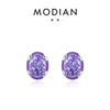 Wholesale Women's S925 Sterling Silver Light Luxury Geometric Imitation Diamond Earrings