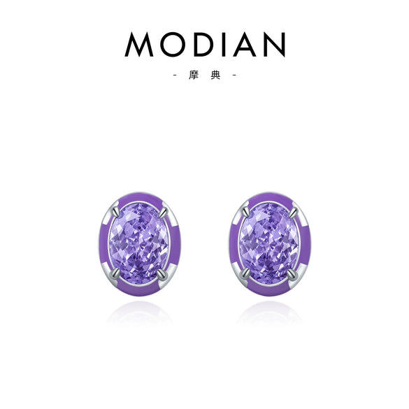 Wholesale Women's S925 Sterling Silver Light Luxury Geometric Imitation Diamond Earrings