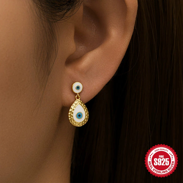 Wholesale Women's S925 Sterling Silver Lightning Zircon Inlaid Geometric Ear Buckle Earrings