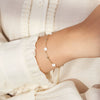 Wholesale Women's S925 Sterling Silver Love Adjustable Bracelet With Natural Mother Shell And Flower Pattern