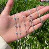 Wholesale Women's S925 Sterling Silver M?bius Geometric Style Bracelet With Zircon Opal And Electroplating Design
