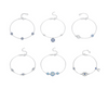 Wholesale Women's S925 Sterling Silver Microinlay Devil's Eye Bracelet