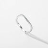 Wholesale Women's S925 Sterling Silver Microinlay Wave Geometric Niche Ring
