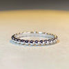 Wholesale Women's S925 Sterling Silver Minimalist Irregular Bead Texture Round Ring With Electroplating