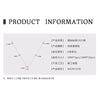 Wholesale Women's S925 Sterling Silver Moissanite Four Leaf Clover Geometric Fashion Necklace O Chain