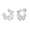 Wholesale Women's S925 Sterling Silver Moissanite Four Leaf Clover Geometric Fashion Necklace O Chain