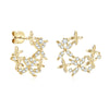 Wholesale Women's S925 Sterling Silver Moissanite Four Leaf Clover Geometric Fashion Necklace O Chain