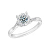 Wholesale Women's S925 Sterling Silver Moissanite Geometric Diamond Ring Highclass Classic Fourclaw Interwoven Snowflake Minimalist