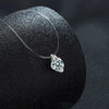 Wholesale Women's S925 Sterling Silver Moissanite Geometric Simple Pendant Fishing Line Necklace