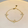 Wholesale Women's S925 Sterling Silver Mosan Bracelet With Phantom Butterfly Bow And Geometric Patterns