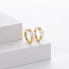 Wholesale Women's S925 Sterling Silver Natural Flower Geometric Earrings