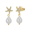 Wholesale Women's S925 Sterling Silver Natural Freshwater Pearl Baroque Jewelry