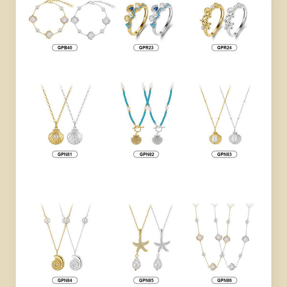 Wholesale Women's S925 Sterling Silver Natural Freshwater Pearl Baroque Jewelry