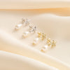 Wholesale Women's S925 Sterling Silver Natural Freshwater Pearl Baroque Jewelry