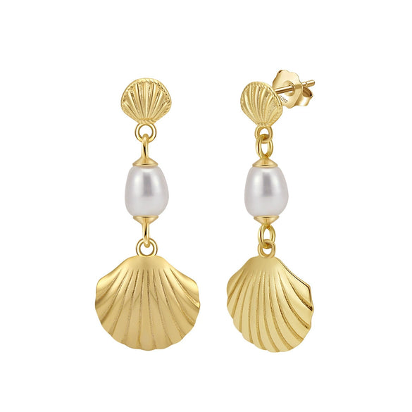 Wholesale Women's S925 Sterling Silver Natural Freshwater Pearl Baroque Jewelry