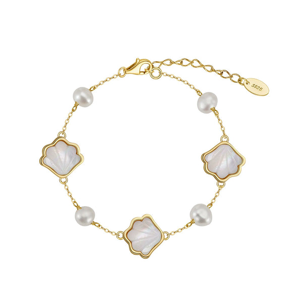 Wholesale Women's S925 Sterling Silver Natural Freshwater Pearl Baroque Jewelry