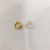 Wholesale Women's S925 Sterling Silver Natural Freshwater Pearl Earrings With Broken Shell Design And Flat Round Shape